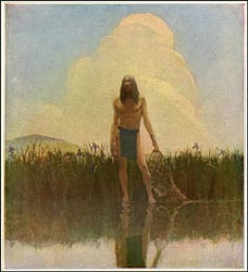 Loinclothed hobby; Obrzek dne - the picture od the day - awa rel - Newell Convers Wyeth - Summer  