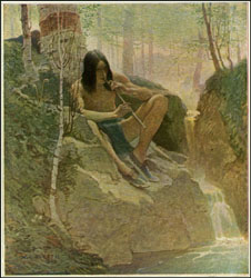 Loinclothed hobby; Obrzek dne - the picture od the day - awa rel - Newell Convers Wyeth - Summer  