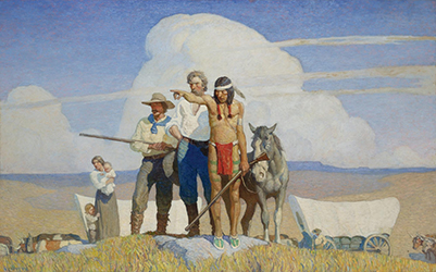 Loinclothed hobby; Obrzek dne - the picture od the day - awa rel - Newell Convers Wyeth - Summer  