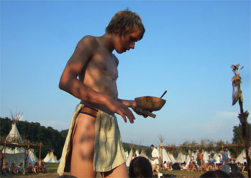 Loinclothed hobby; Obrzek dne - the picture od the day - awa rel - A historical re-enactment camp