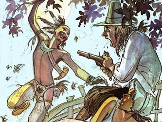 Loinclothed hobby; Obrzek dne - the picture od the day - awa rel -  Milo Manara - Indian Summer
