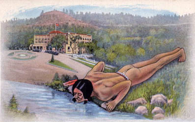 Loinclothed hobby; Obrzek dne - the picture od the day - awa rel - Chief Health Water at Richardson Springs 