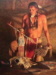 Loinclothed hobby; Obrzek dne - the picture od the day - awa rel -  David Mann, Buffalo Medicine II