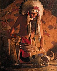 Loinclothed hobby; Obrzek dne - the picture od the day - awa rel -  David Mann, Buffalo Medicine