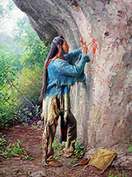 Loinclothed hobby; Obrzek dne - the picture od the day - awa rel -  Martin Grelle art 