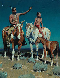 Loinclothed hobby; Obrzek dne - the picture od the day - awa rel -  David Mann,  Path of the Moon 