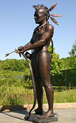 Loinclothed hobby; Obrzek dne - the picture od the day - awa rel - Bronze Chief Mohawk 