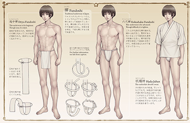 Loinclothed hobby; Obrzek dne - the picture od the day - awa rel - Konstrukce  bederek rokushaku a fundoshi   