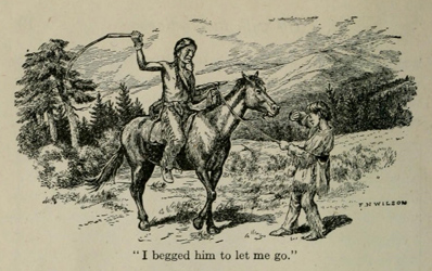 Loinclothed hobby; Obrzek dne - the picture od the day - awa rel - The white indian boy, written and ilustrated by F.L. Wilson, World Book Company, 1922 