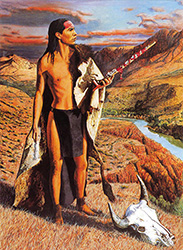 Loinclothed hobby; Obrzek dne - the picture od the day - awa rel - Jonathan Smith, Warrior, Osprey - Comanche 1800-74    