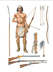 Loinclothed hobby; Obrzek dne - the picture od the day - awa rel - Autor: Richard Hook, kniha: Apache Warrior 1860-86 