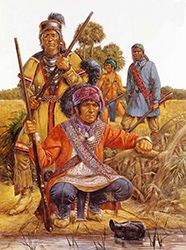 Loinclothed hobby; Obrzek dne - the picture od the day - awa rel - Men at Arms (2003) - American Indians of the Southeast, Richard Hook 