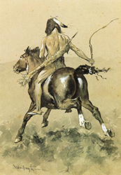 Loinclothed hobby; Obrzek dne - the picture od the day - awa rel - Frederic Remington, Going to the Buffalo Hunt