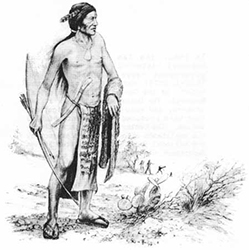 Loinclothed hobby; Obrzek dne - the picture od the day - awa rel -  Frank A. Weir, A Cohuilteco Indian of Southern Texas