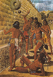 Loinclothed hobby; Obrzek dne - the picture od the day - awa rel - Aztec Ball Game