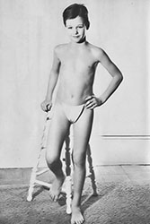 Loinclothed hobby; Obrzek dne - the picture od the day - awa rel - Vintage (aka) loinclothed boy, thong style 