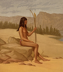 Loinclothed hobby; Obrzek dne - the picture od the day - awa rel -  Maimun, a Mohave Indian