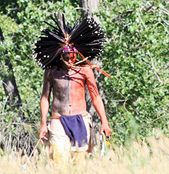 Loinclothed hobby; Obrzek dne - the picture od the day - awa rel -Aka native indian, reenacting<