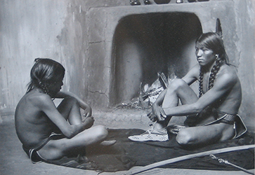 Loinclothed hobby; Obrzek dne - the picture od the day - awa rel -  Ludwig Briand, Un indien dans la ville