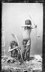 Loinclothed hobby; Obrzek dne - the picture od the day - awa rel -  Charles S. Baker, Sharp Nose's Boys, Arapaho Indians