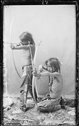 Loinclothed hobby; Obrzek dne - the picture od the day - awa rel -  Charles S. Baker, Sharp Nose's Boys, Arapaho Indians