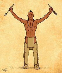 Loinclothed hobby; Obrzek dne - the picture od the day - awa rel - Nathaniel Harris,  Hiawatha theme