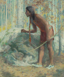 Loinclothed hobby; Obrzek dne - the picture od the day - awa rel - E.I. Couse, Indian Hunter