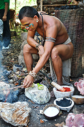 Loinclothed hobby; Obrzek dne - the picture od the day - awa rel - Red fundoshi, Japan