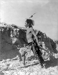 Loinclothed hobby; Obrzek dne - the picture od the day - awa rel - Photo by George Heyn,  Sunk Gleska - Sioux Indian