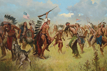 Loinclothed hobby; Obrzek dne - the picture od the day - awa rel - Z.S. Liang, Victory Dance, Little Bighorn, 1876