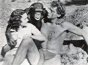 Loinclothed hobby; Obrzek dne - the picture od the day - awa rel - Maureen O'Sullivan and Johnny Weissmuller - Tarzan the Ape Man, 1932