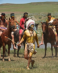 Loinclothed hobby; Obrzek dne - the picture od the day - awa rel - Little Big Horn re-enactment, 2010