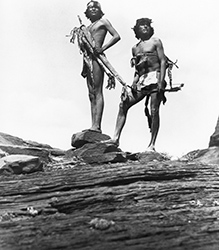 Loinclothed hobby; Obrzek dne - the picture od the day - awa rel - Navajo, Sons Of Manuelita, photo by Roland W. Reed