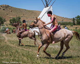 Loinclothed hobby; Obrzek dne - the picture od the day - awa rel - Reenactment Battle of Little Bighorn 2016