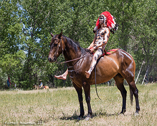 Loinclothed hobby; Obrzek dne - the picture od the day - awa rel - Reenactment Battle of Little Bighorn 2016