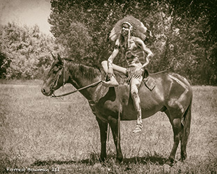 Loinclothed hobby; Obrzek dne - the picture od the day - awa rel - Reenactment Battle of Little Bighorn 2016