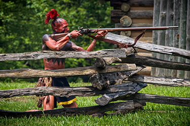 Loinclothed hobby; Obrzek dne - the picture od the day - awa rel - Siege of Fort Watauga 2012