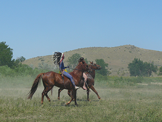 Loinclothed hobby; Obrzek dne - the picture od the day - awa rel - Custers last stand ~ reenacting