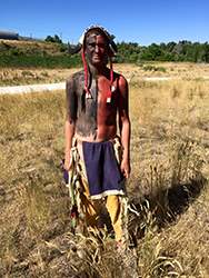 Loinclothed hobby; Obrzek dne - the picture od the day - awa rel - Native indian reenacting, USA