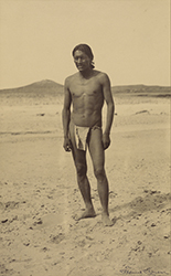 Loinclothed hobby; Obrzek dne - the picture od the day - awa rel - Native American Man, photo by Frederick I. Monsen 