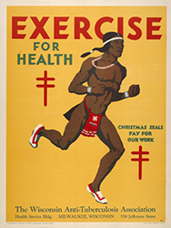 Loinclothed hobby; Obrzek dne - the picture od the day - awa rel - Anti-Tuberculosis Association Poster