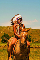 Loinclothed hobby; Obrzek dne - the picture od the day - awa rel - Photo by Allen Russell, native american reenactment