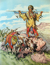 Loinclothed hobby; Obrzek dne - the picture od the day - awa rel - Michel Blanc-Dumont, Un beau guerrier Blackfoot<