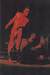 Loinclothed hobby; Obrzek dne - the picture od the day - awa rel - Simple naked loincloth - thong as a dress of a  Butoh dancer