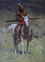 Loinclothed hobby; Obrzek dne - the picture od the day - awa rel - Art of Z.S. Liang , Arapaho Scout