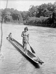 Loinclothed hobby; Obrzek dne - the picture od the day - awa rel - Chocindian,  Samb River, Darin, Panama, 1927