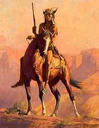 Loinclothed hobby; Obrzek dne - the picture od the day - awa rel - Art of David Man, Comanche Ridge