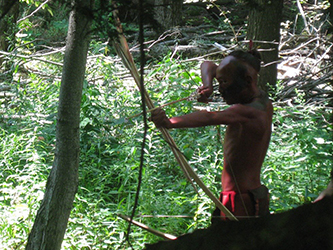 Loinclothed hobby; Obrzek dne - the picture od the day - awa rel - Captain red bull`s party, Oriskany: Gelston Castle, NY (2012) 