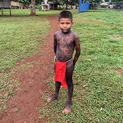 Loinclothed hobby; Obrzek dne - the picture od the day - awa rel -  Embera boy