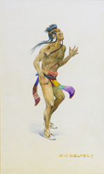Loinclothed hobby; Obrzek dne - the picture od the day - awa rel -  Art of Olaf Carl Seltzer<BR> Grass Dancer